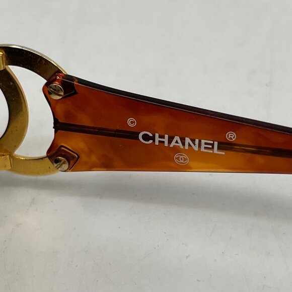 CHANEL Brown Gold Tortoiseshell Sunglasses | Classic Style OS - Picture 8 of 8